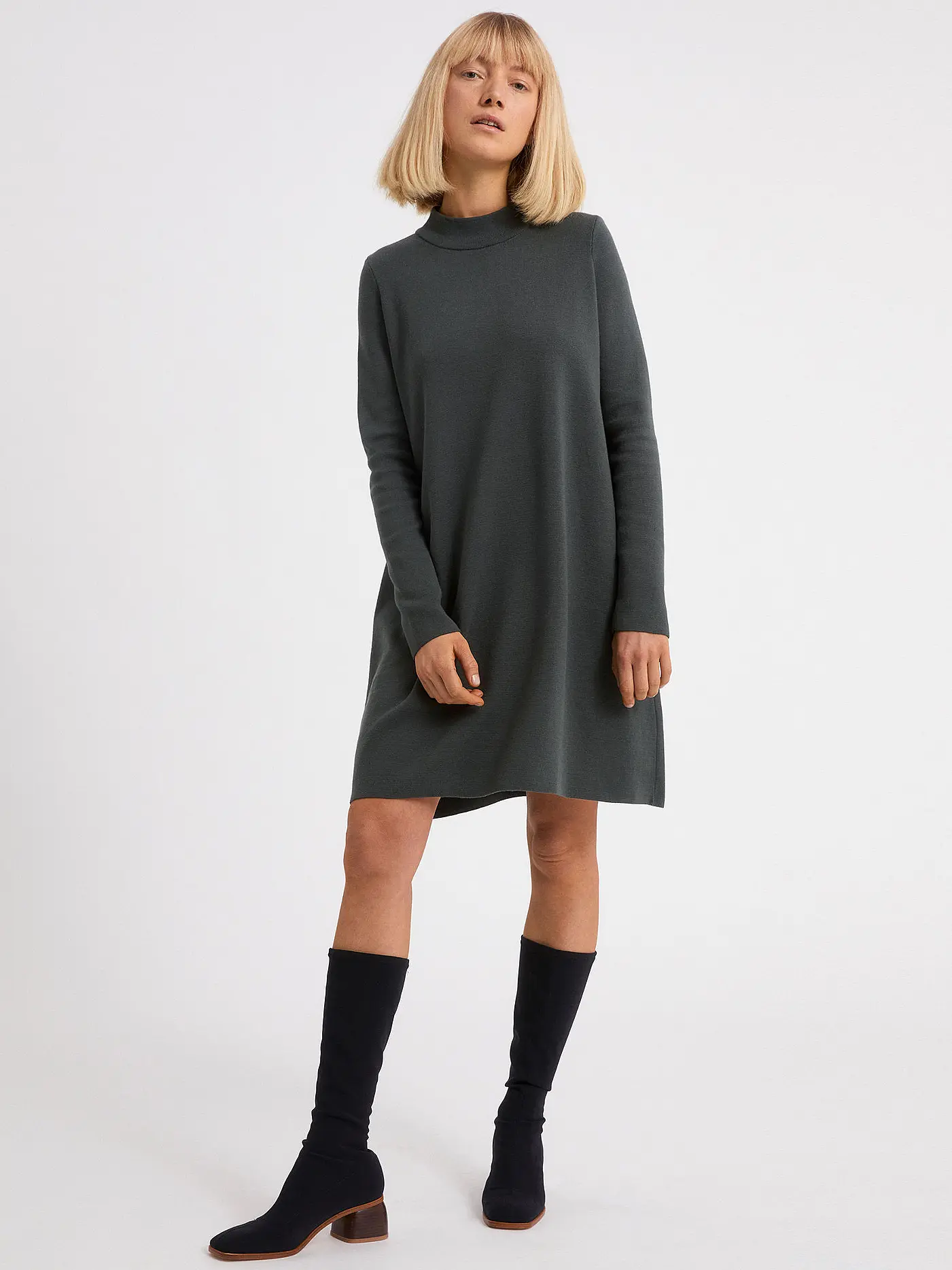 ARMEDANGELS | Strickkleid FRIADAA | grün